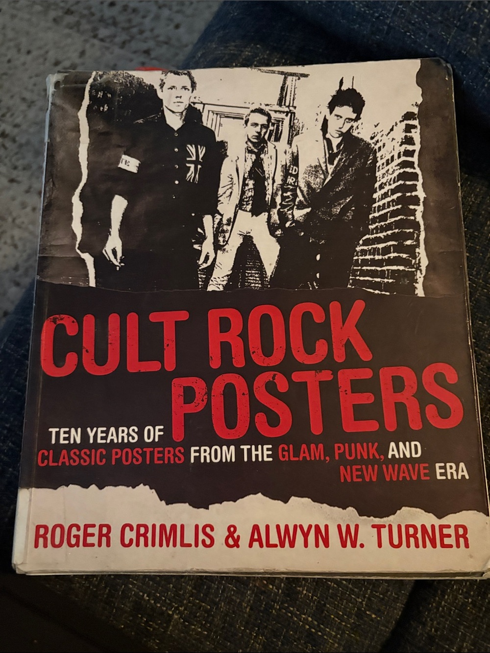 Cult Rock Poster Book: Glam, Punk, and New Wave Era NYC Library copy